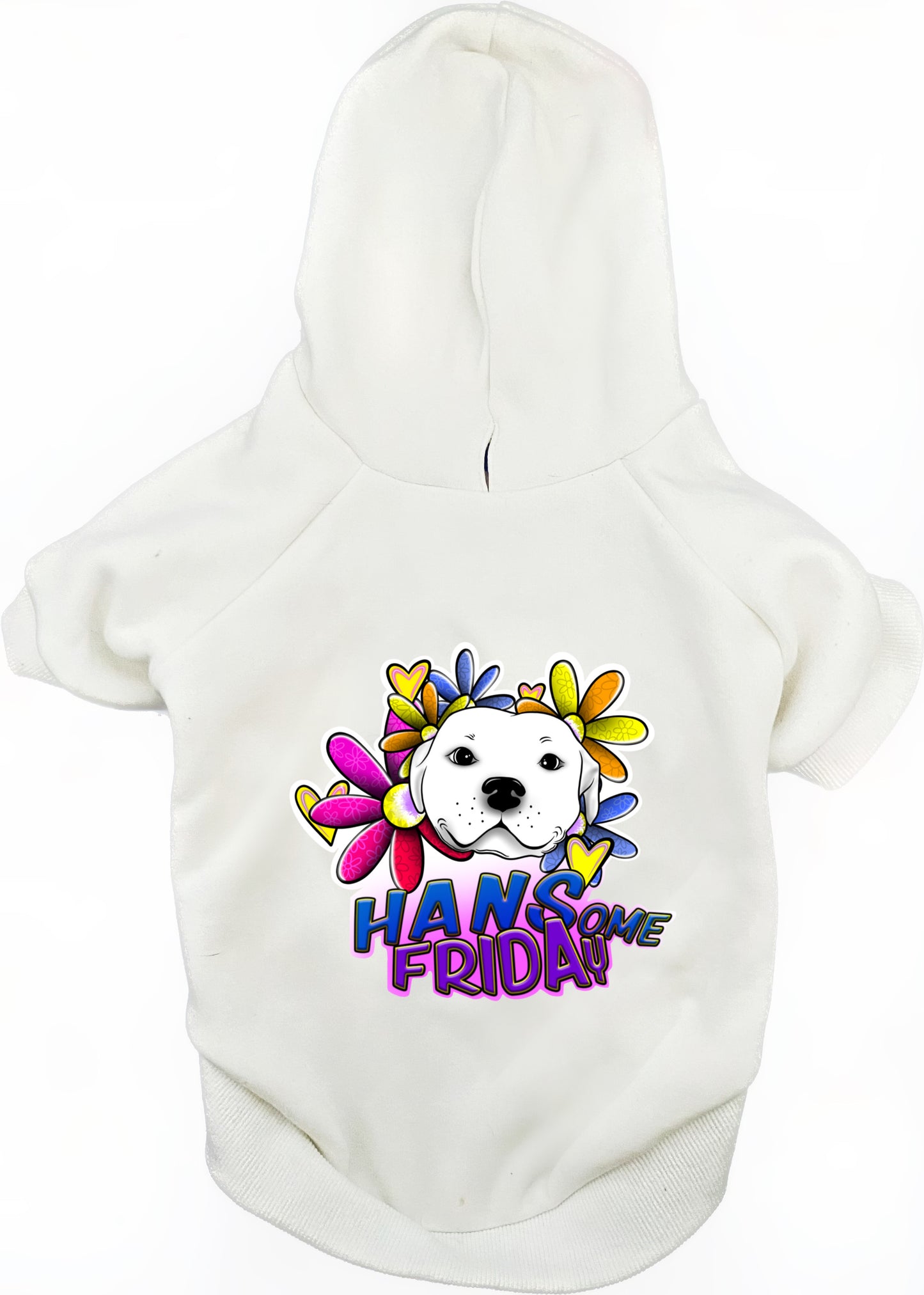 Limited Edition Dog Hoodie - White