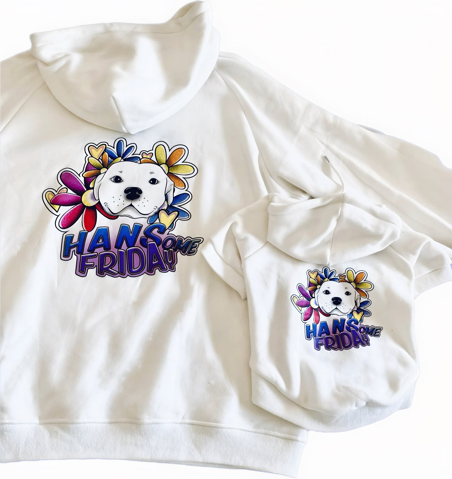 Limited Edition Dog Hoodie - White