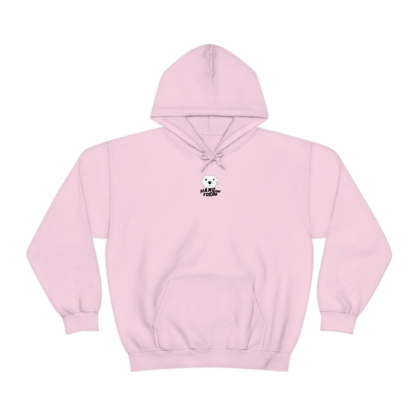 Light Pink Einstein Unisex Hooded Sweatshirt